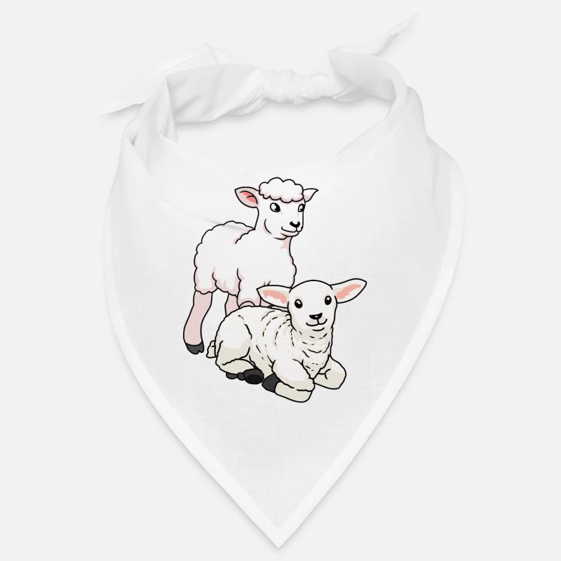 Sheep Easter lamb farm animals kids wool Bandana