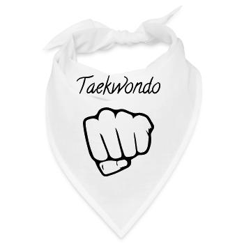 Taekwondo Taekwondoin Tae-Kwon-Do Tae Kwon Do - Bandana - Weiß - Vorne