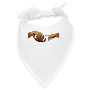 American Football Michelangelo - Bandana - Weiß - Vorne