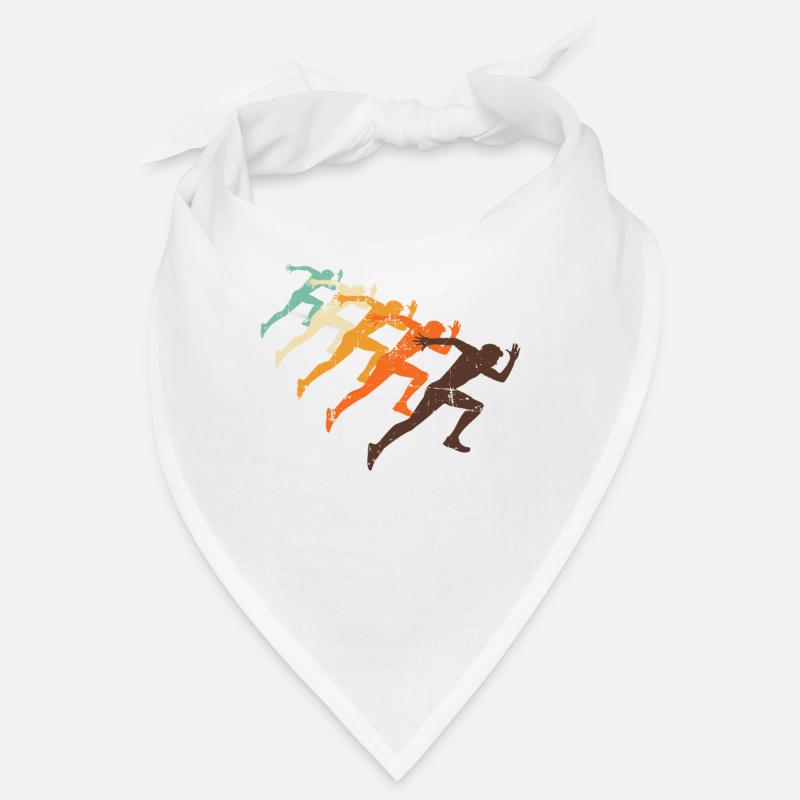 Retro Sprint Runner Athlete Athlétisme Athlétisme Bandana