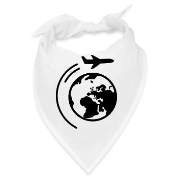 Reisen - Bandana - Weiß - Vorne