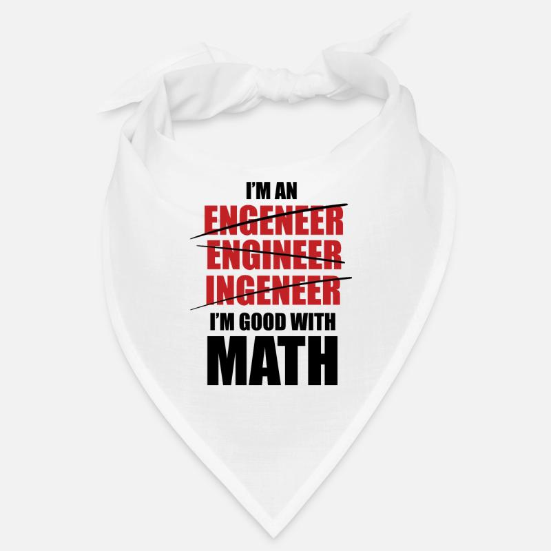 Math engineer sarcasm school teacher gifts Bandana