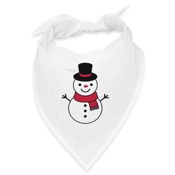 SCHNEEMANN-SNOWMAN - Bandana - Weiß - Vorne