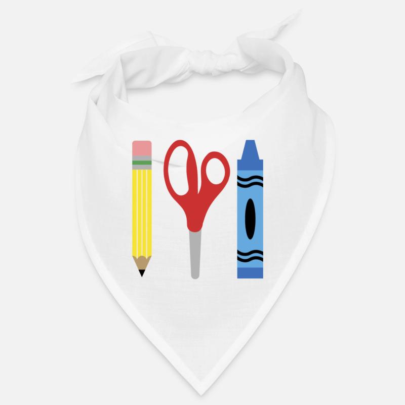 ECOLES CISEAUX CRAYONS MARQUEURS Bandana