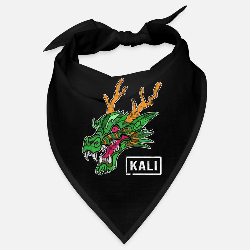 Kali Linux Computer Administrator Tux Drachen Kopf Bandana
