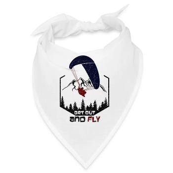 Paragliding - Bandana - Weiß - Vorne