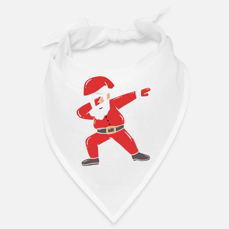 Weihnachtsmann - Bandana - Weiß