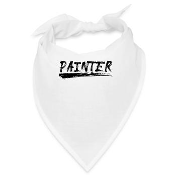Ausbildung Malerbetrieb Maler Malerei Lackierer - Bandana - Weiß - Vorne