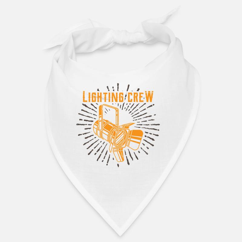 ÉCLAIRAGE CREW lumière rétro technicien lumière cadeau Bandana
