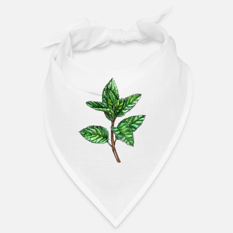 Mint, Mentha, Peppermint Bandana