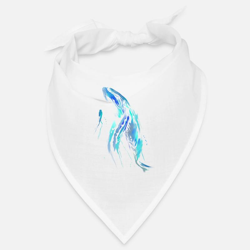 Plongeur, baleine bosse, plongée, baleine, plongée sous-marine Bandana