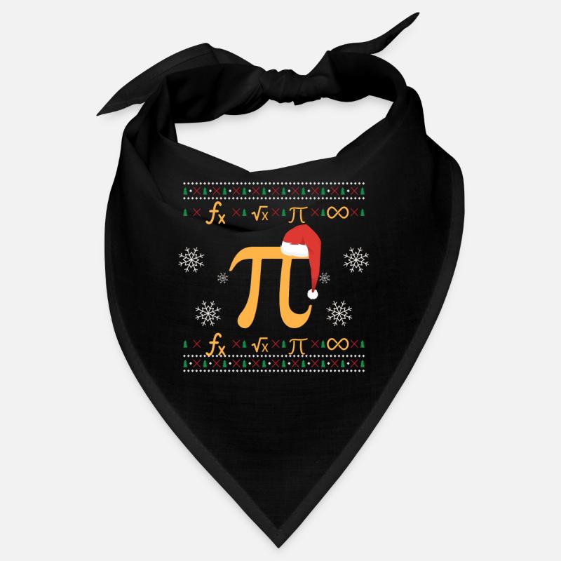 Ugly Christmas Algebra Math Pi Bandana