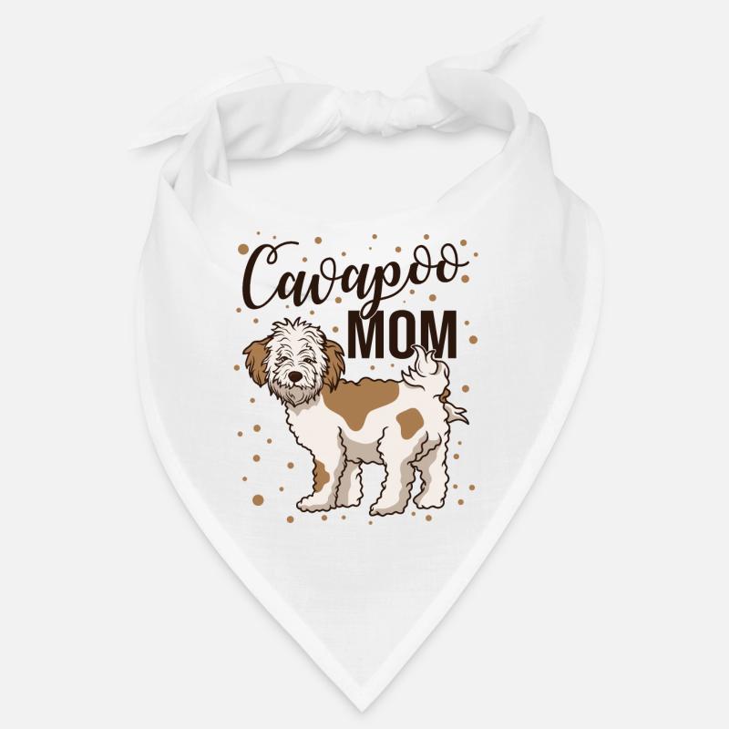 Cavapoo Mom Cute Dog Owner Pet Lover Graphic Bandana