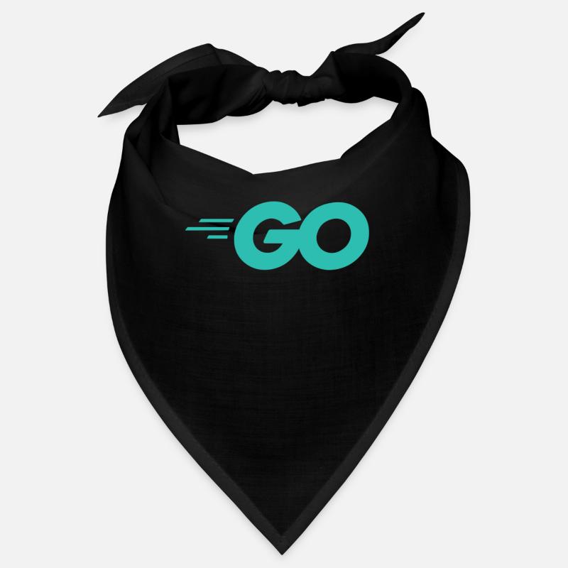 Go Programming Language with Go logo Go Bandana
