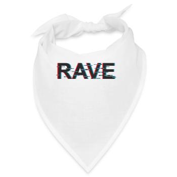 Rave - Bandana - Weiß - Vorne