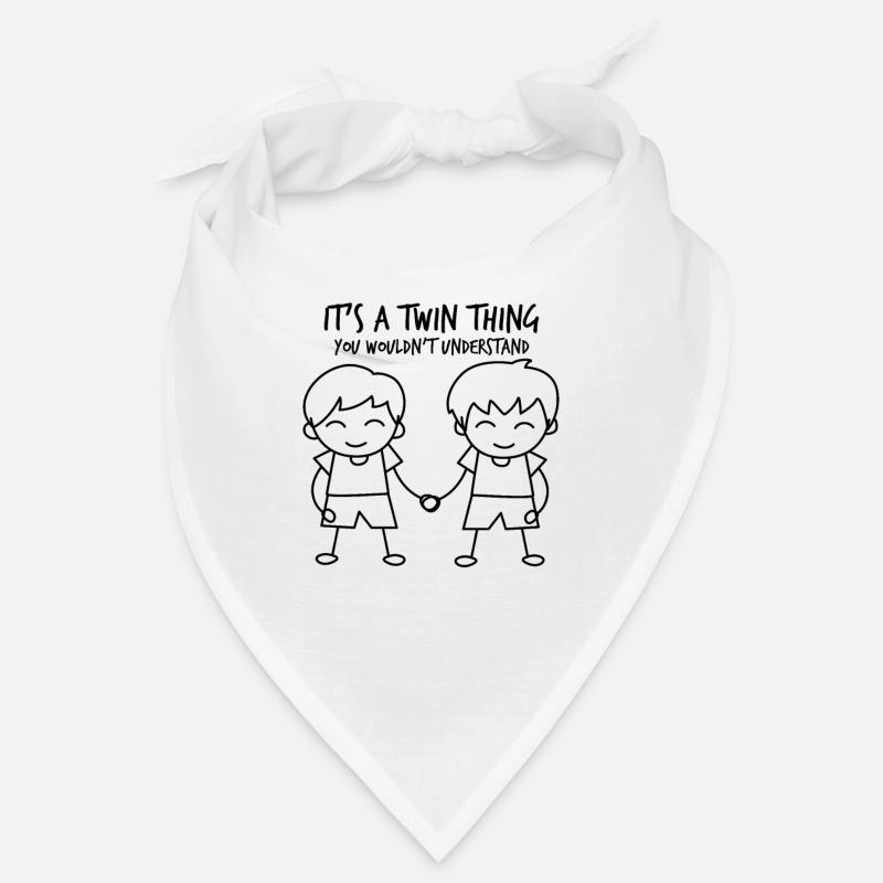 Twins It's a twin thing for twin brothers Bandana