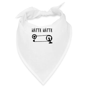 Hätte Hätte Fahrradkette - Bandana - Weiß - Vorne