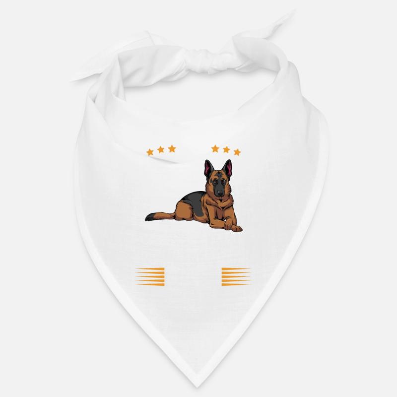 German shepherd - Bandana - white
