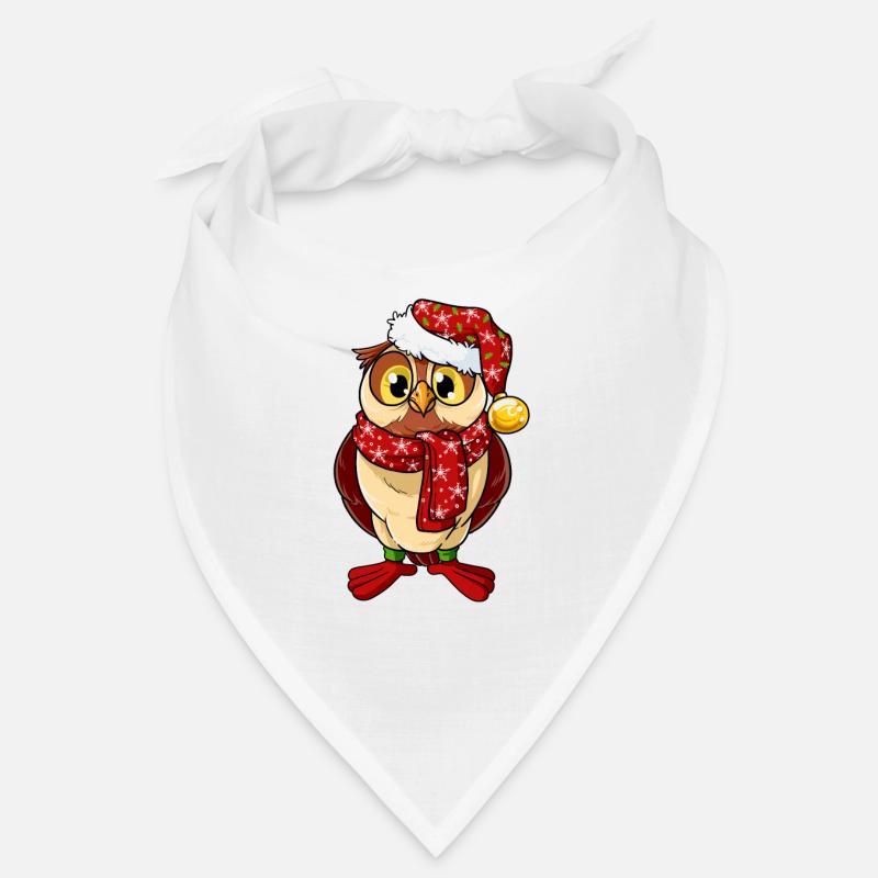 Weihnachtseule Weihnachten Eule Uhu Vogel Advent Bandana
