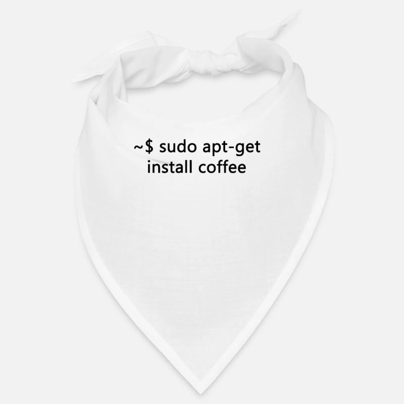 Admin Linux Sudo Apt-Get Install Coffee Programmer Bandana
