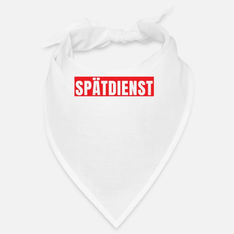 Spätschicht Spätdienst Schichtarbeit Geschenk Bandana