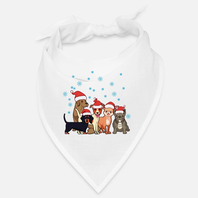 Chiot de chiens de Noël Bandana