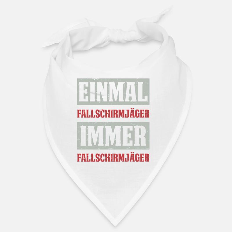EINMAL FALLSCHIRMJÄGER IMMER FALLSCHIRMJÄGER Bandana