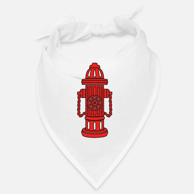 Fire Department with hydrant- Red Fire Hydrant Bandana