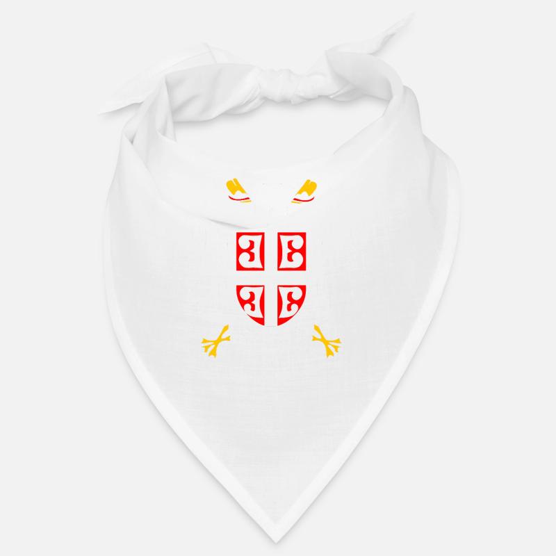 Aigle serbe - Bandana - blanc