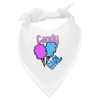 Candy Girl Zuckerwatte - Bandana - Weiß - Vorne