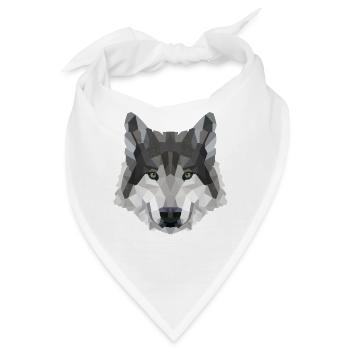 POLYGON WOLF MYTH FANTASY Husky - Bandana - Weiß - Vorne