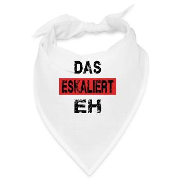 DAS ESKALIERT EH - Bandana - Weiß - Vorne