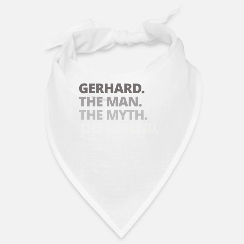 Gerhard Name Spruch Geschenk Bandana