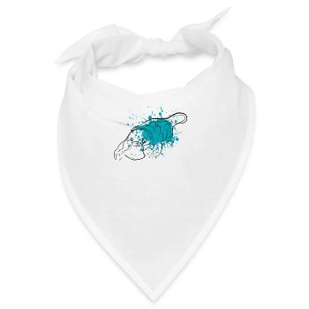 Schnabeltier - Bandana - Weiß - Vorne