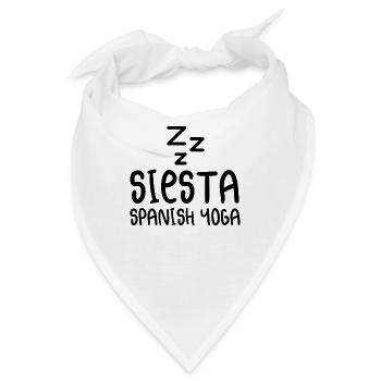 Siesta Spanish Yoga - Bandana - Weiß - Vorne