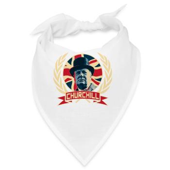 Winston Churchill - Bandana - Weiß - Vorne