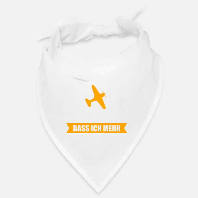 Modellflug Modellbau Modellbauer Geschenk - Bandana - Weiß