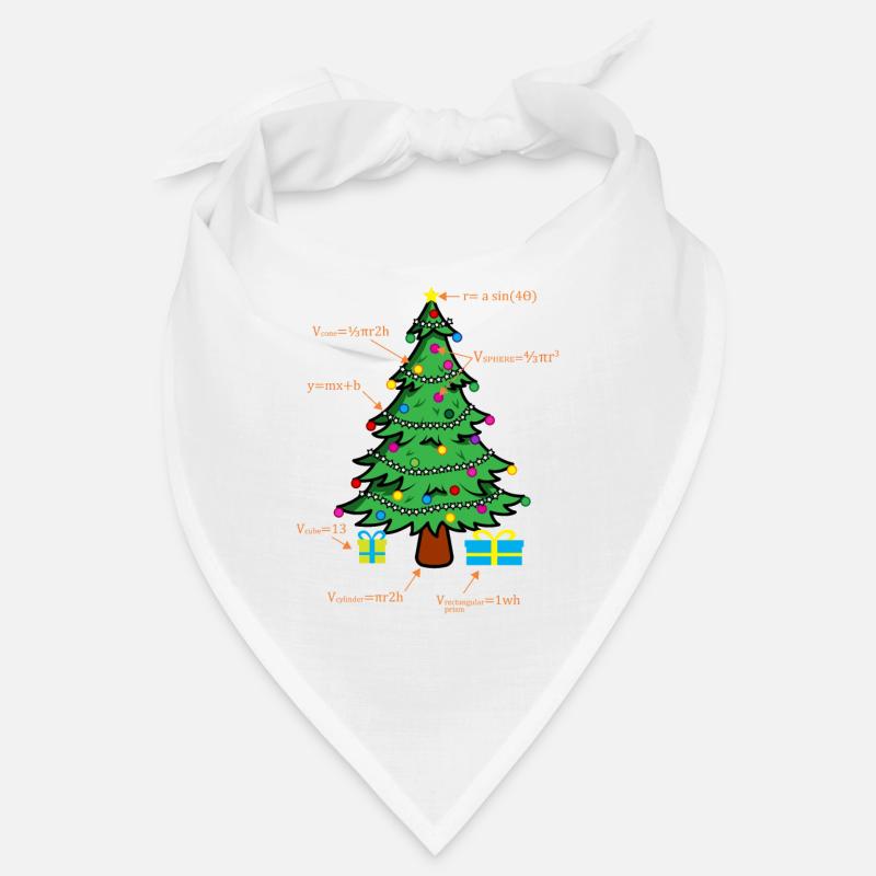 Mathe Geometree Mathematik Student Mathelehrer - Bandana - Weiß