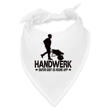 Handwerker - Bandana - Weiß - Vorne