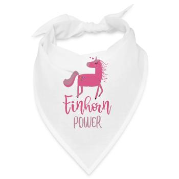 EINHORN POWER - Bandana - Weiß - Vorne