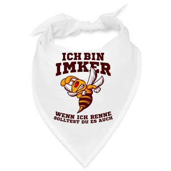 Imker - Bandana - Weiß - Vorne