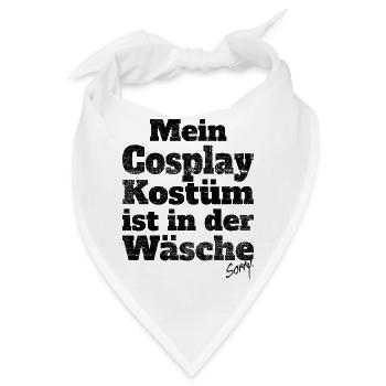Cosplay Kostüm In Wäsche Anime Manga Cosplayer - Bandana - Weiß - Vorne