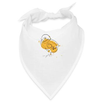 Küken - Bandana - Weiß - Vorne