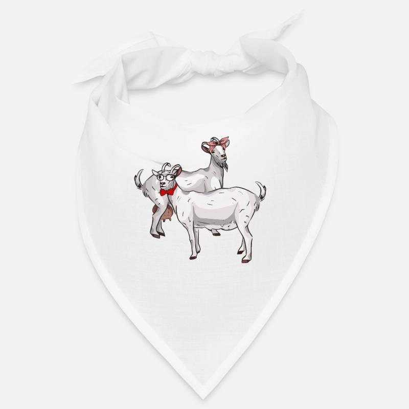 Ziegen Ziege Ziegenbock Bock Hirte Bauer Geschenk Bandana