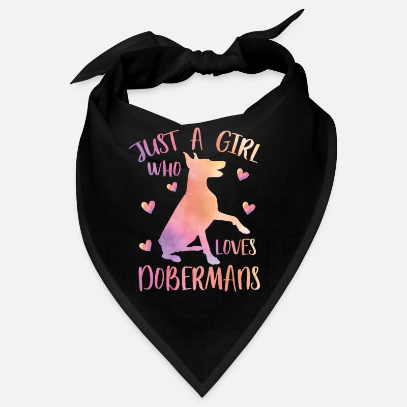 Dobermann Love Bandana