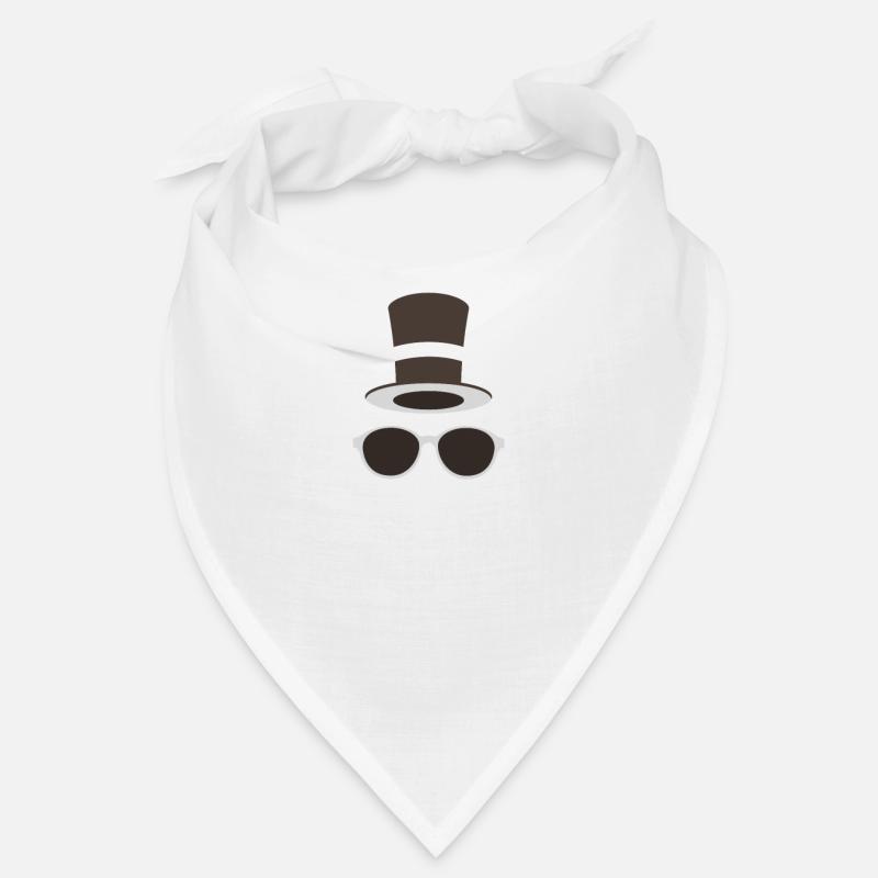 Poker - Bandana - Weiß