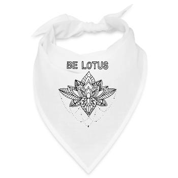 Be Lotus - Bandana - Weiß - Vorne
