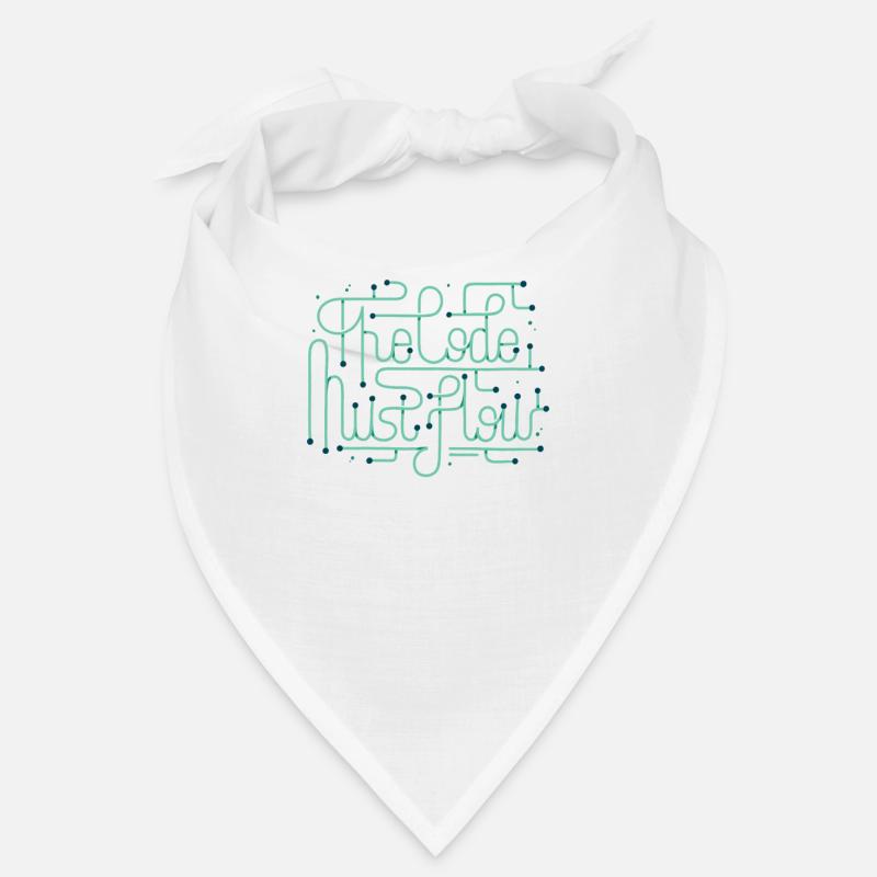 Programmiercodierer Entwicklercode muss fließen Bandana