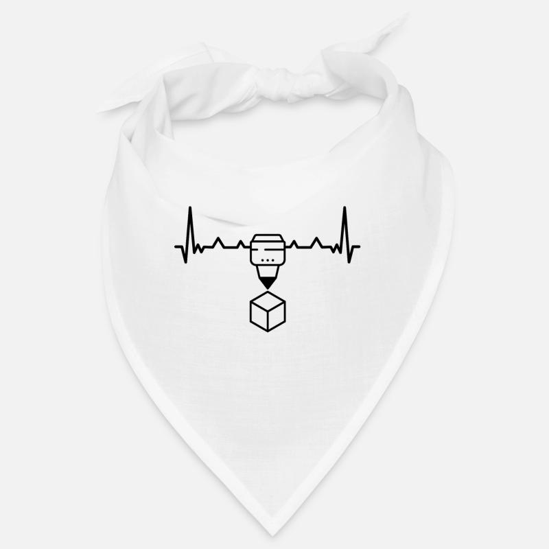 3D Drucker Herz 3D Druck Hobby Geschenk Idee Bandana