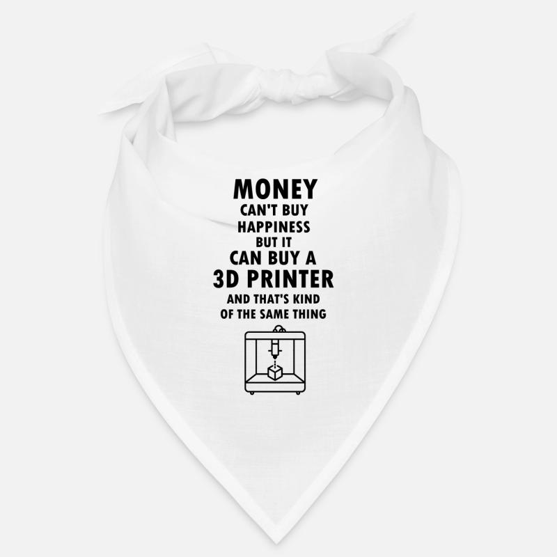 Imprimante 3D imprimer de l'argent cadeau de passe-temps heureux Bandana